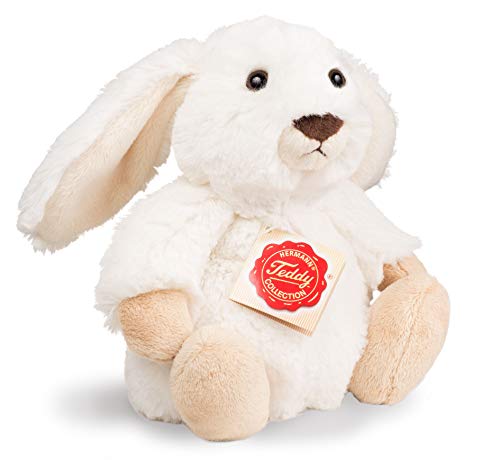 peluche Lapin Poppi blanc 15 cm