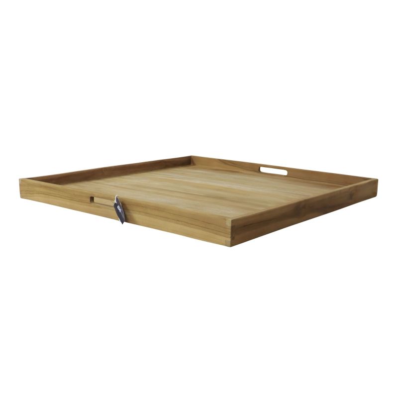 Bayu Plateau en teck 60 x 60 cm