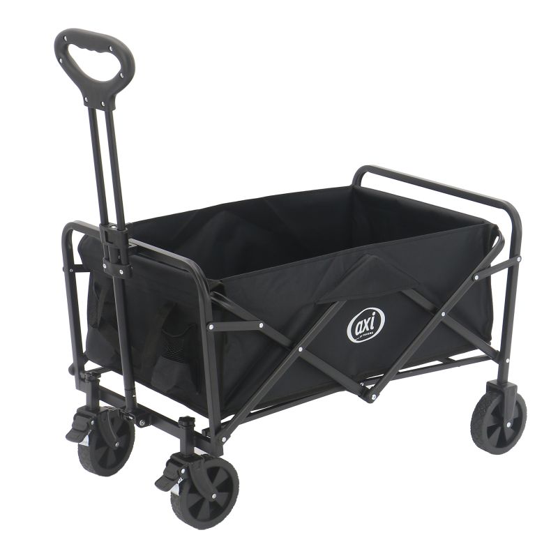 Chariot pliable de plage - Noir