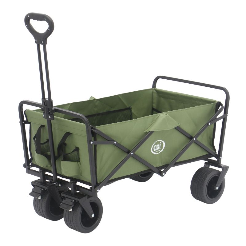 Chariot pliable de plage - Vert