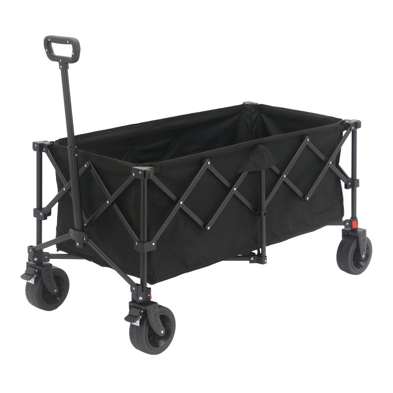 Chariot de plage Pliable - Noir SB141