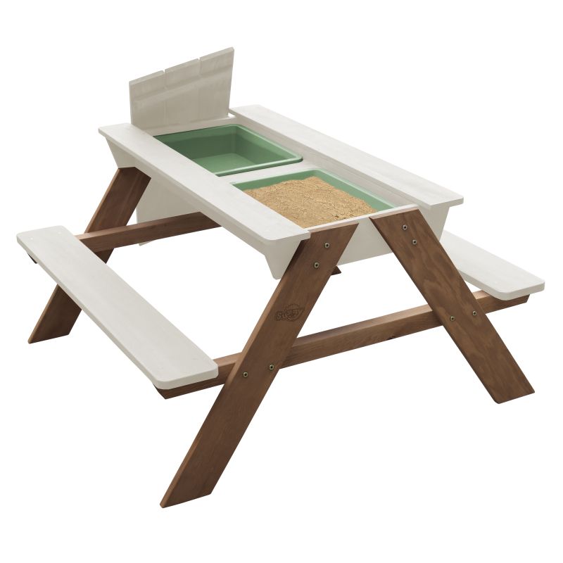 Table de pique nique en Bois - Sable et Eau