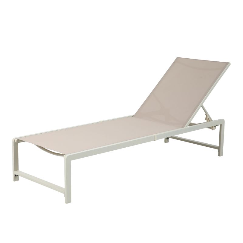 Bain de soleil aluminium Beige/Marron