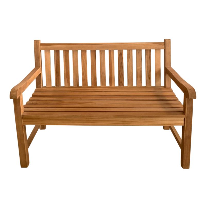 Banc de jardin en teck - 120 cm Nowi