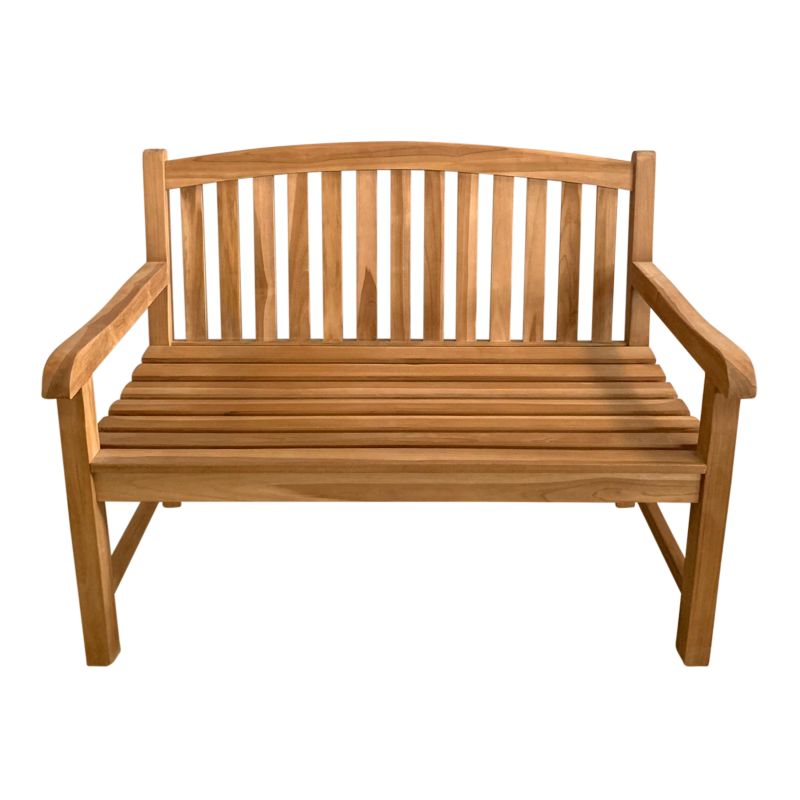 Banc de jardin en teck - 120 cm Suki