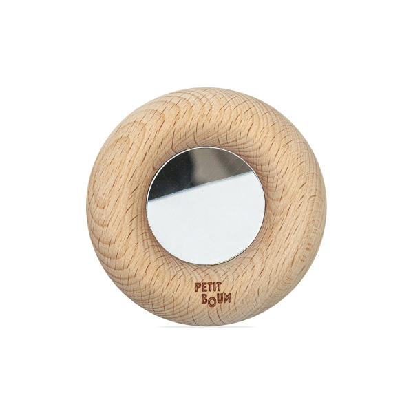 Donut sensoriel en bois miroir