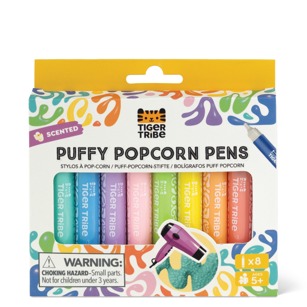 Stylos puffy popcorn parfumés