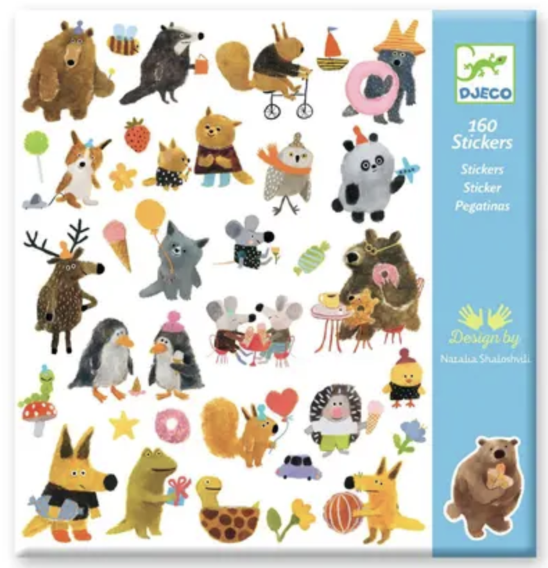 STICKERS PAPIER - Fluffy Friends