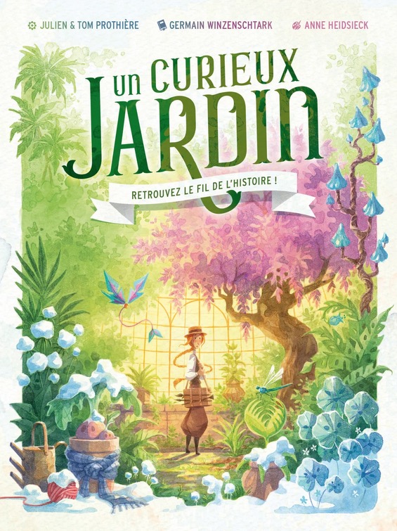 Un curieux jardin - jeu fil rouge