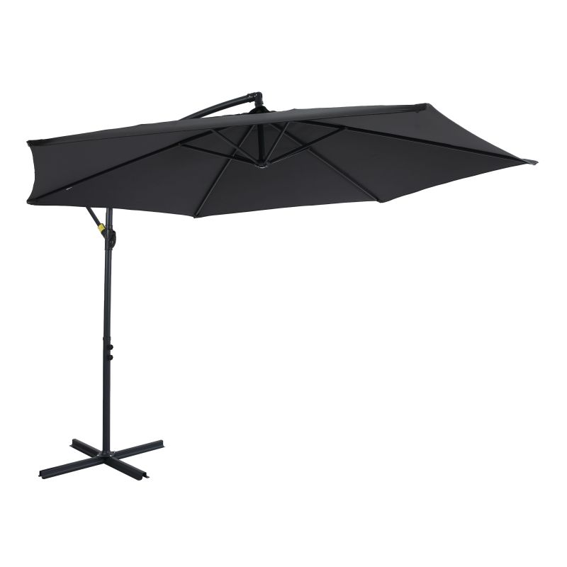 Parasol déporté - Dion - Anthracite/Gris