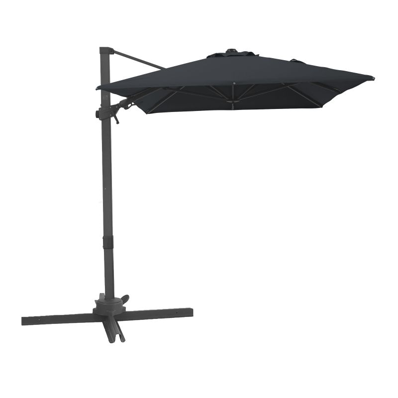 Parasol déporté 200 x 300 cm Anthracite/Gris Nyra