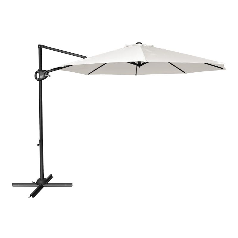 Parasol déporté - 300 cm Anthracite/Beige - Soleas