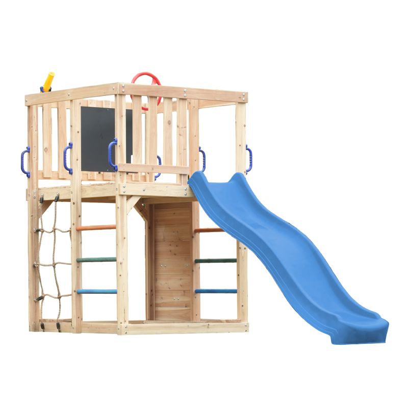 Aire de jeux - Toboggan bleu - Sam