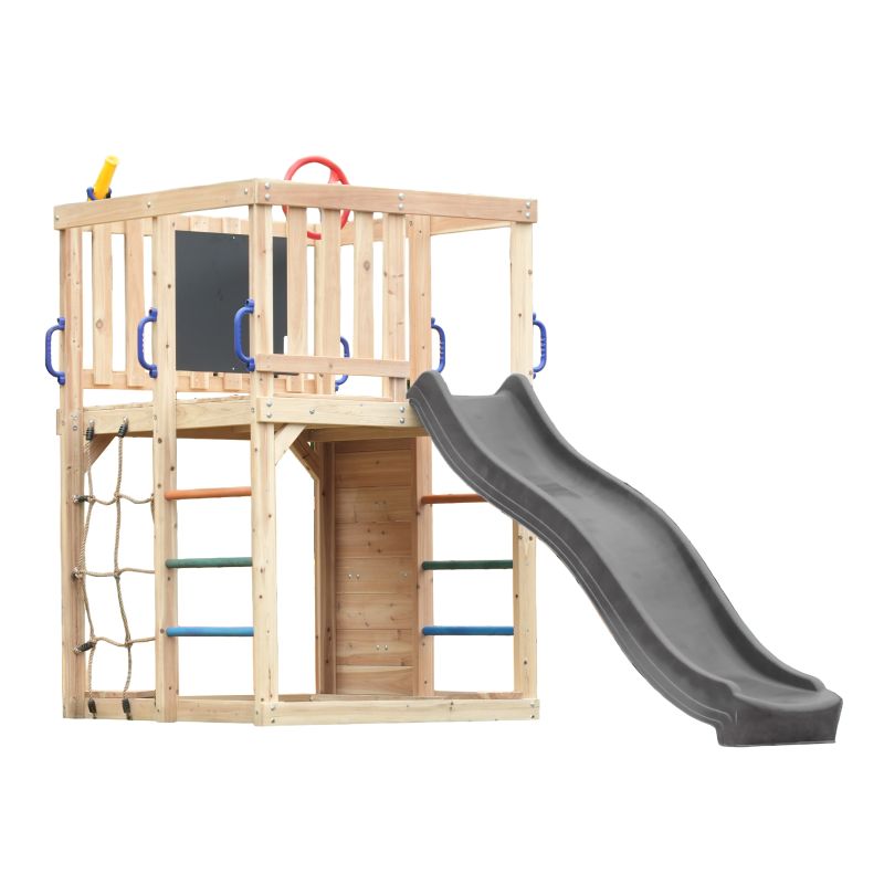 Aire de jeux - Toboggan Gris - Sam
