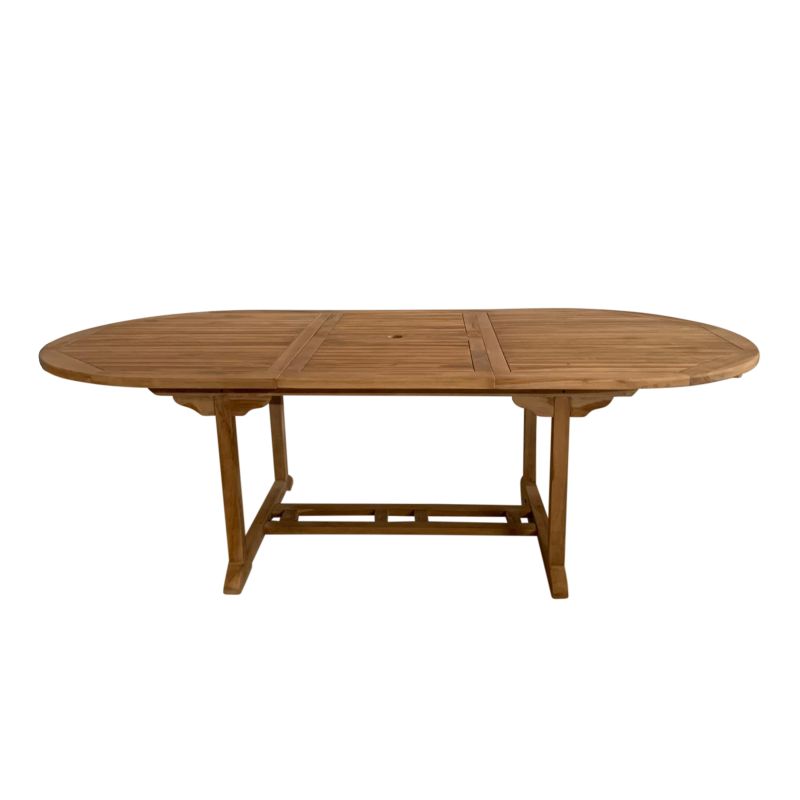 Table de jardin ovale extensible Marzi