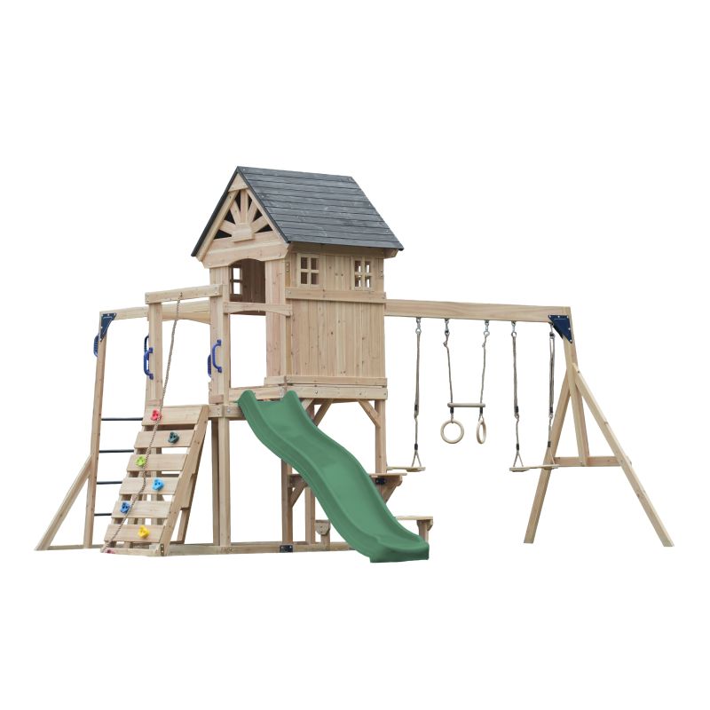 Aire de jeux - Toboggan vert - Duncan