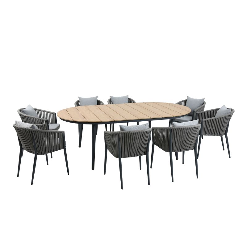 Salon extérieur - Anthracite - Chay Aluminium