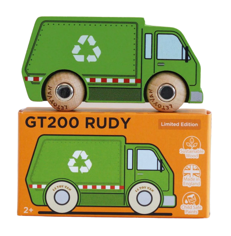 Camion poubelle en bois Rudy