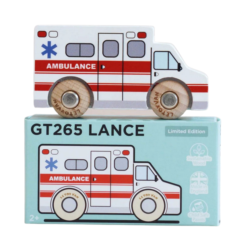 Camion Ambulance en bois Lance