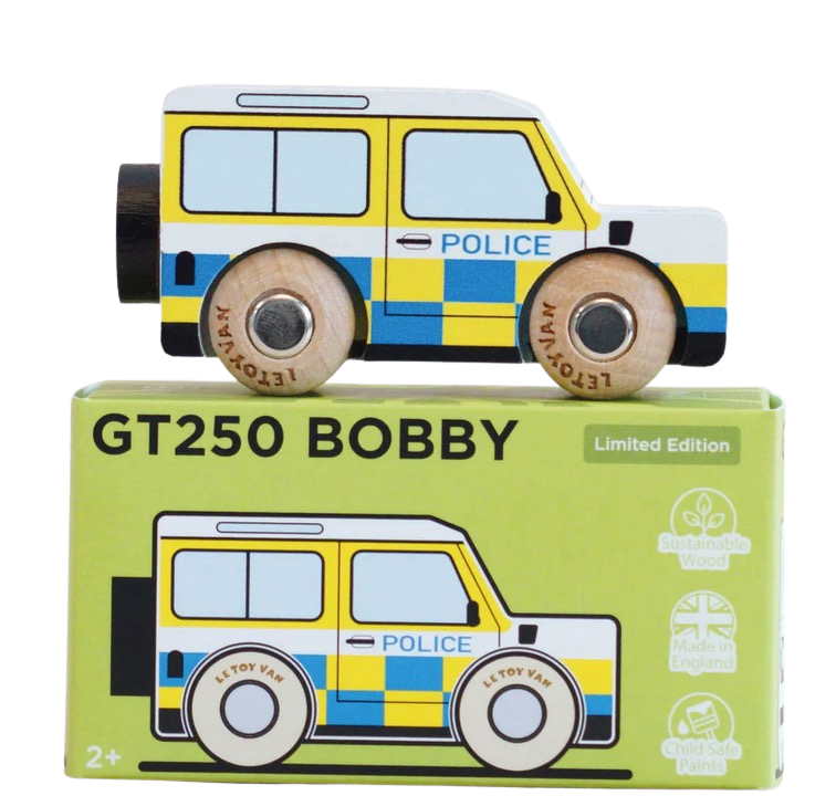 Voiture de police en bois Bobby