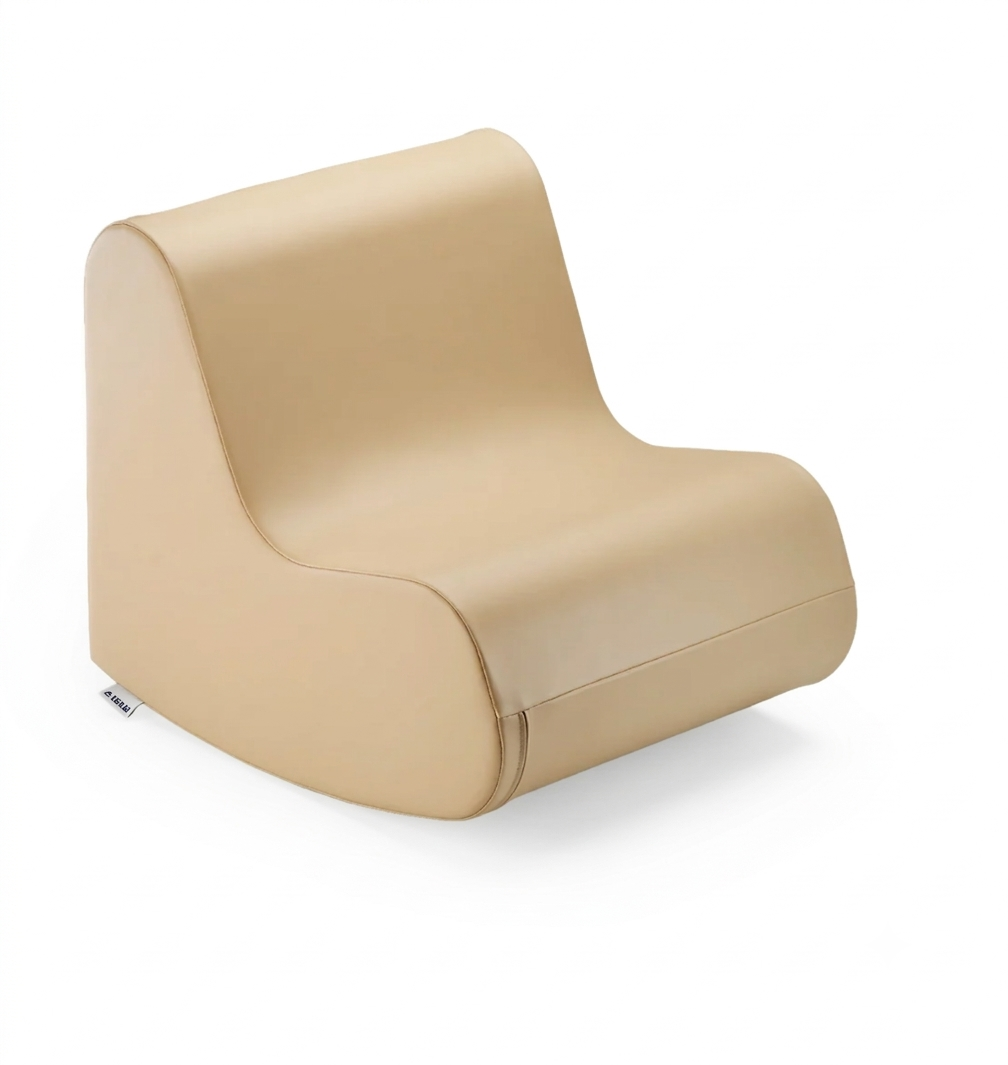 Chaise à bascule couleur beige