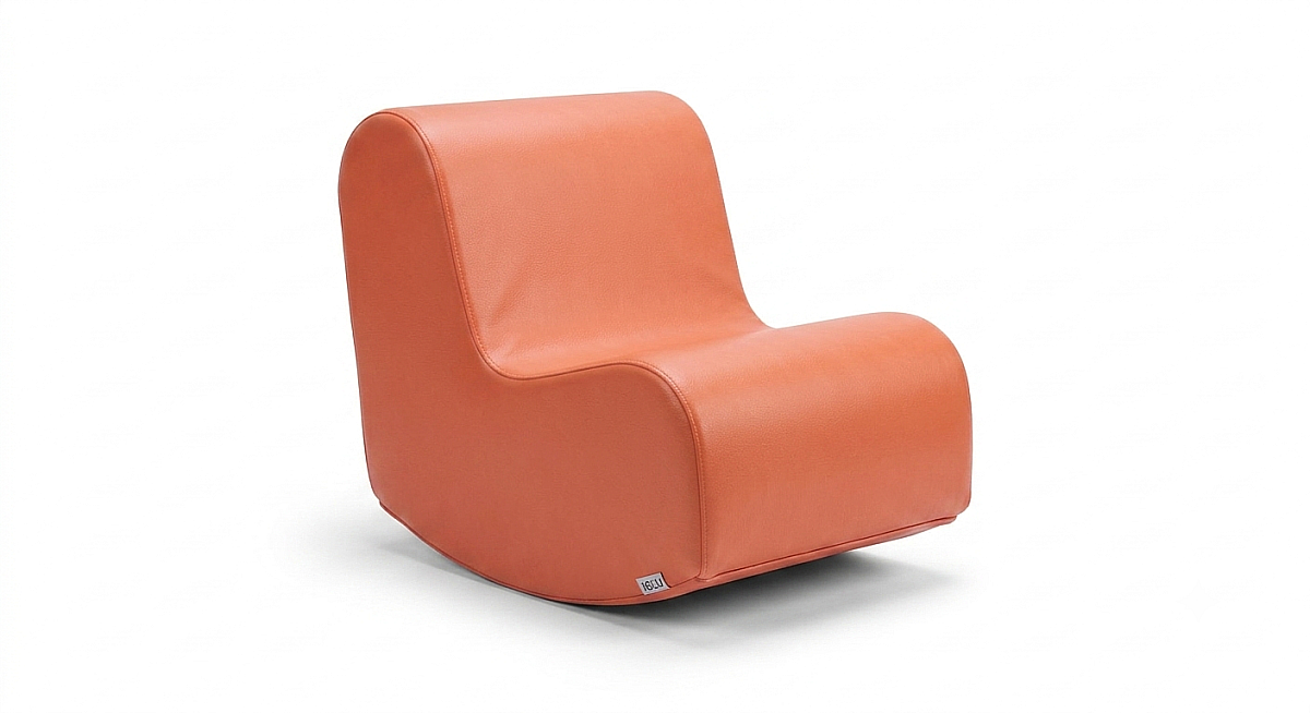 Chaise à bascule - Rose saumon