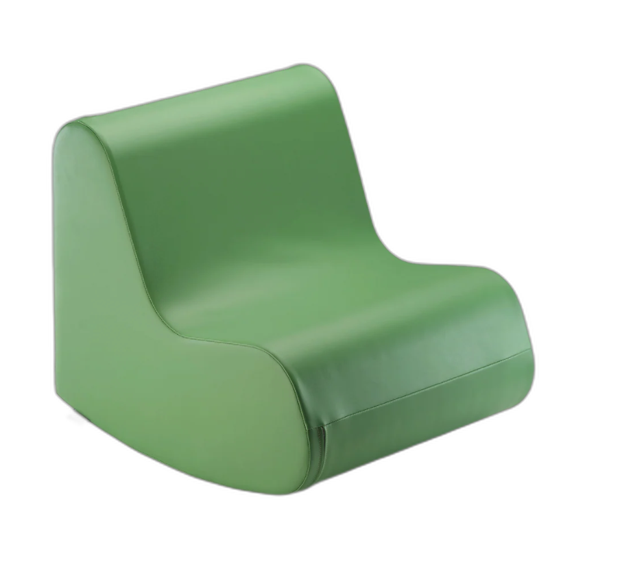 Chaise à bascule couleur vert