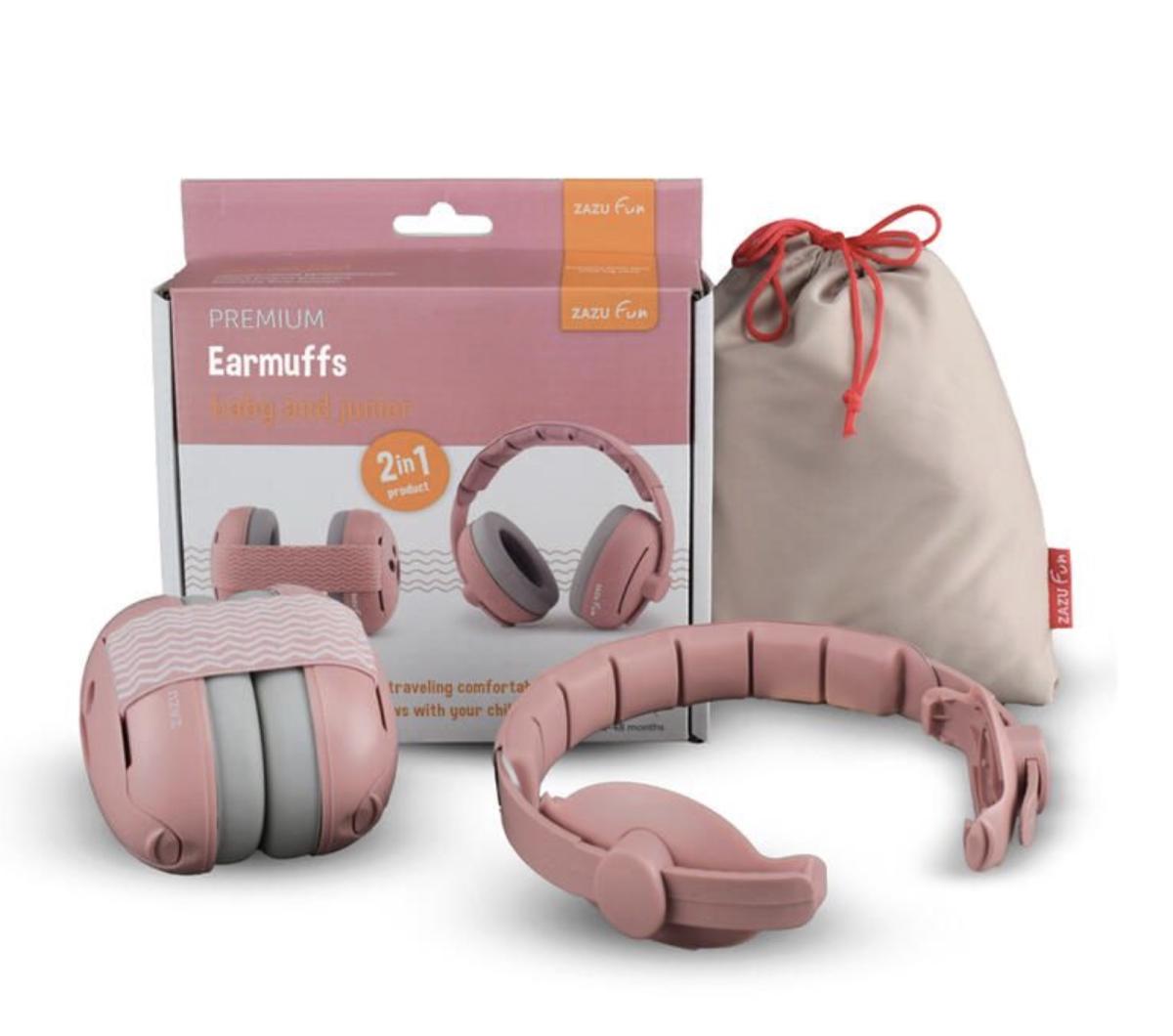 Casque antibruit junior - rose