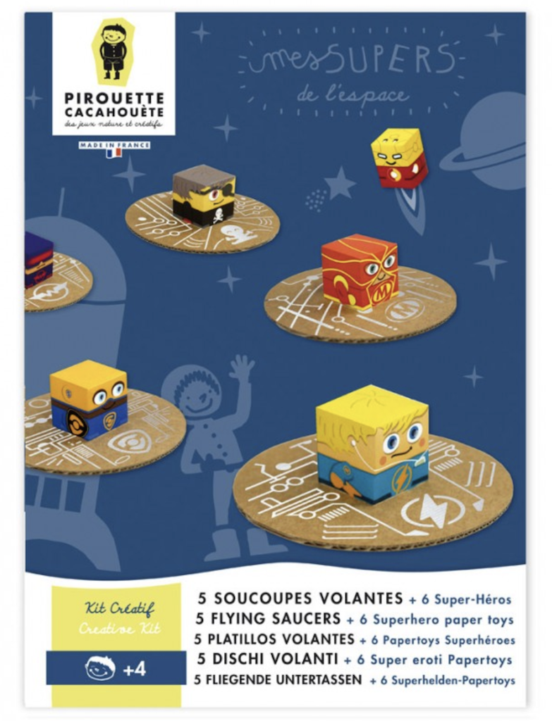 Kit creatif Super-Heros - Pirouette Cacahouete
