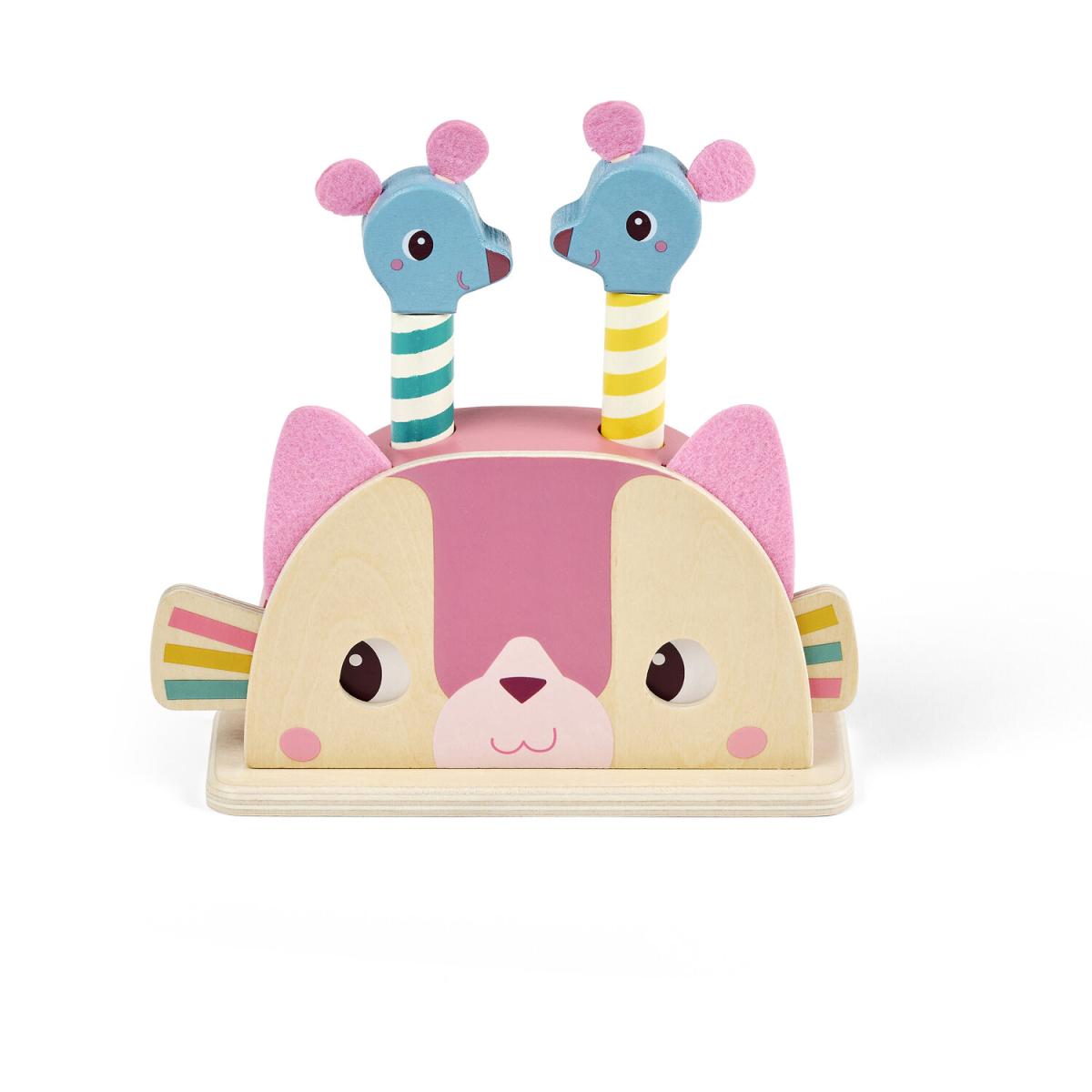 Pop Up en bois Jeanne et les souris