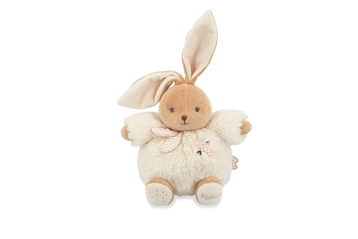 Patapouf lapin creme 17cm