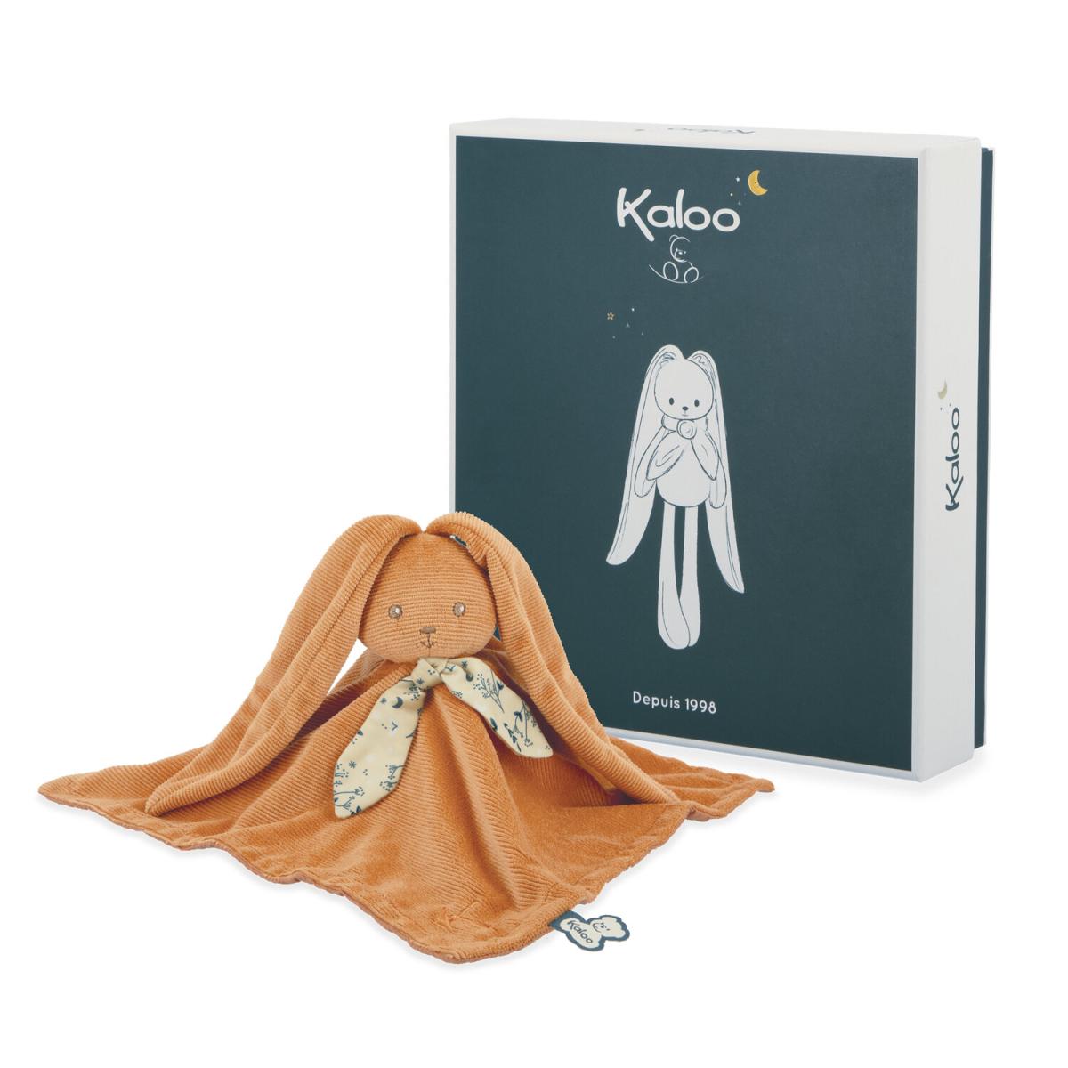 Doudou plat lapinoo abricot