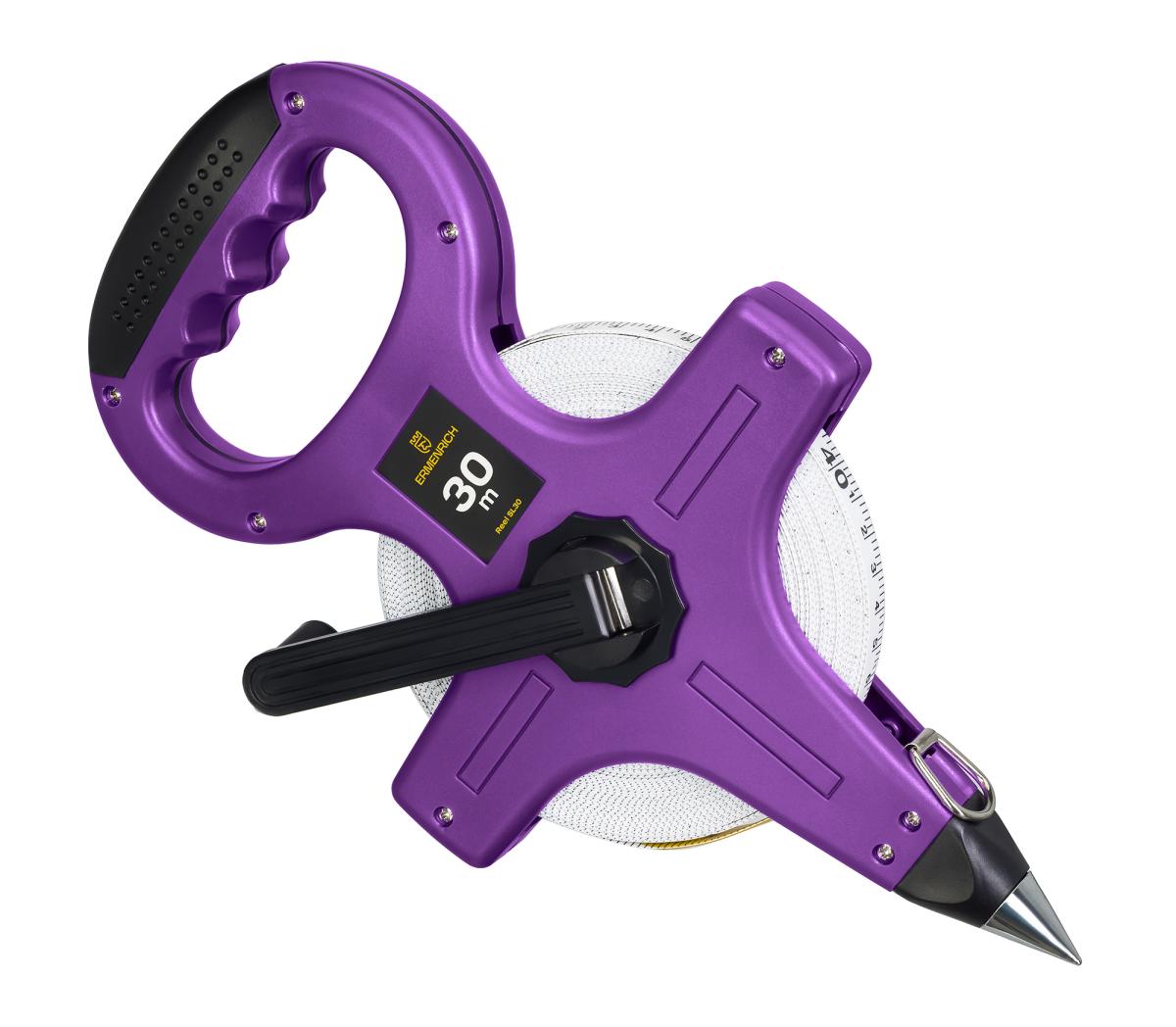 Décamètre d'arpenteur Ermenrich Reel SL30, violet