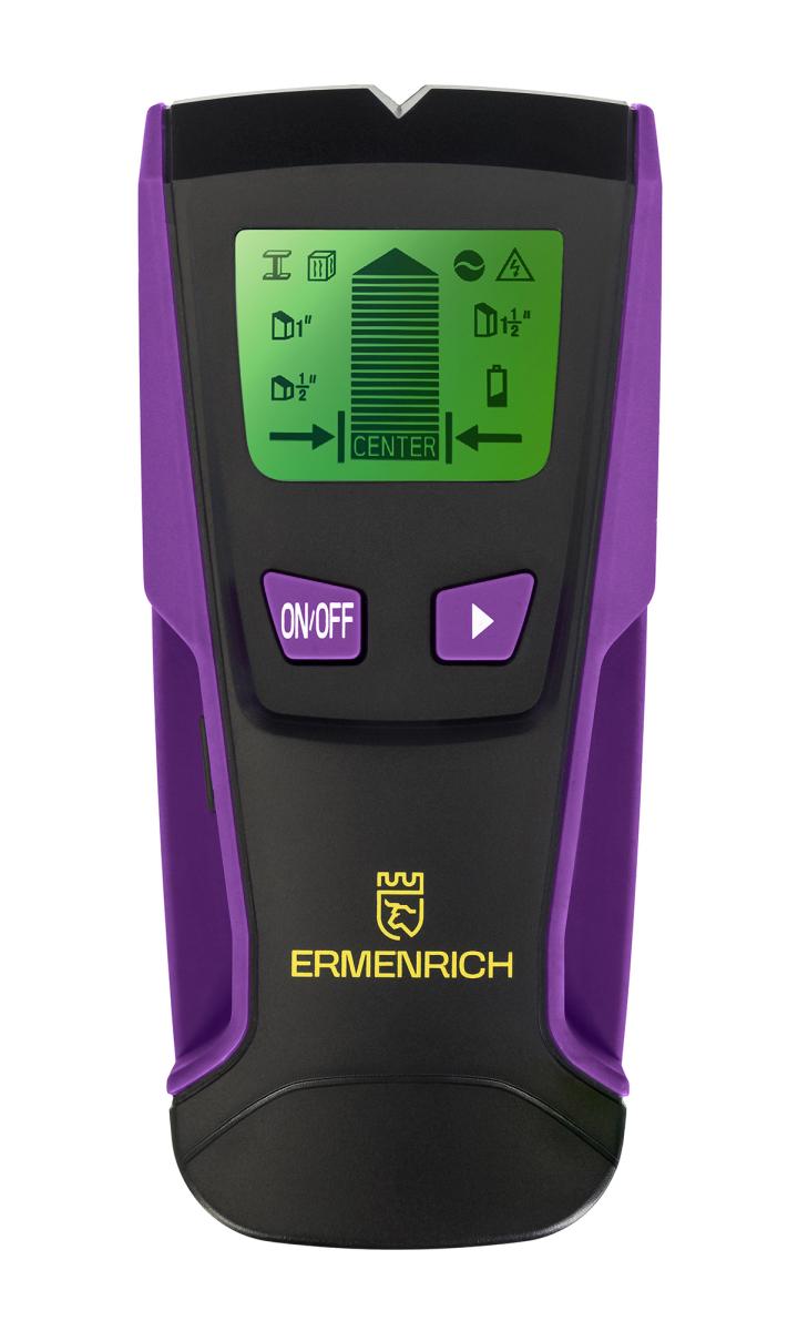 Détecteur de montants Ermenrich Ping SM30, violet