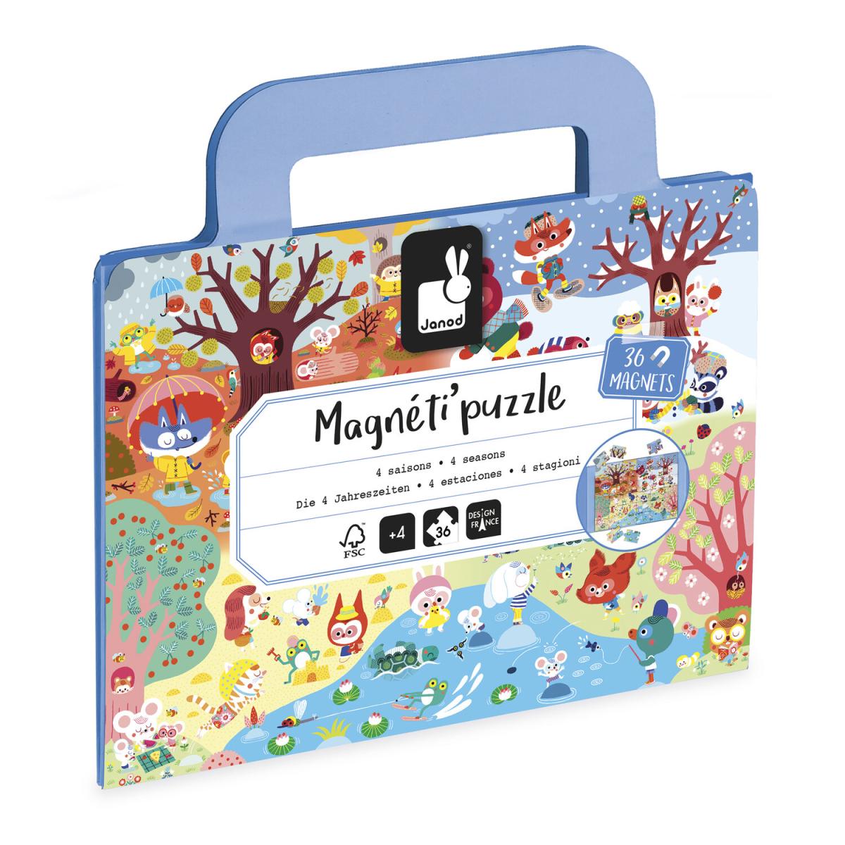 Magneti puzzle 4 saisons 36pcs