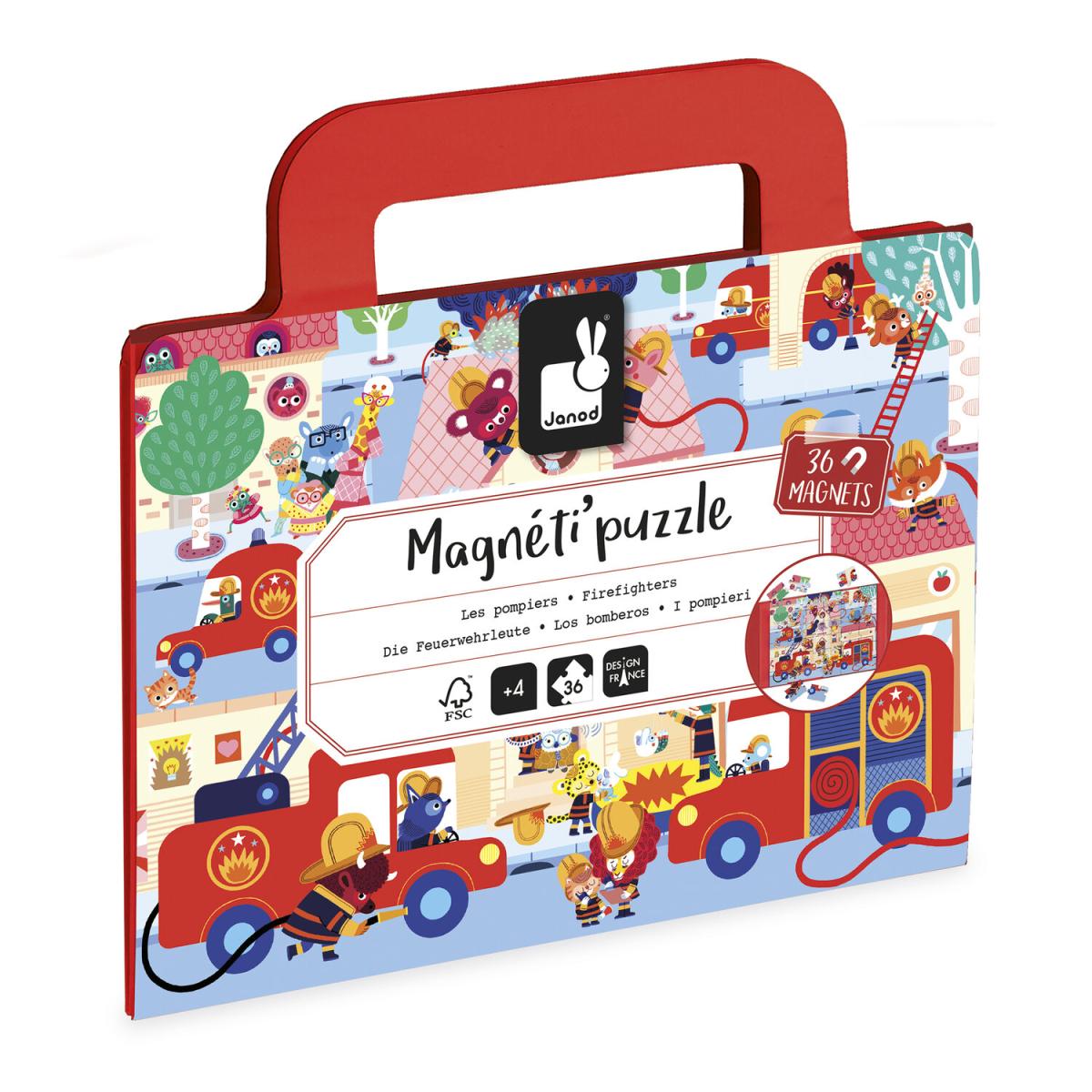 Magneti puzzle Pompiers 36pcs