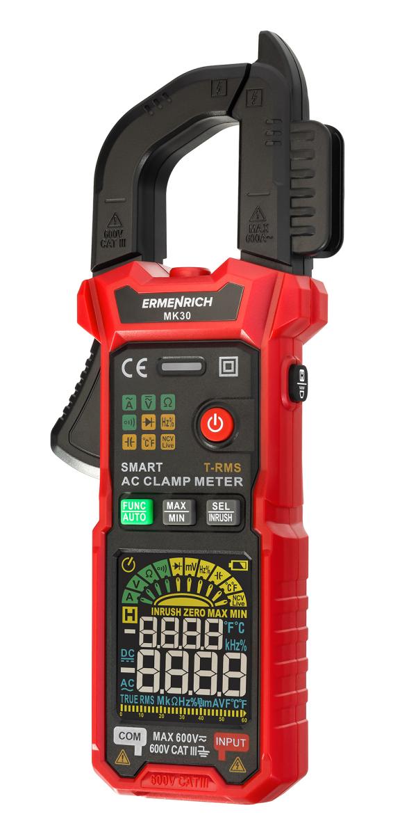 Pince ampèremétrique numérique Ermenrich Ping MK30