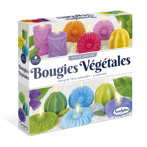 Kit de Bougies vegetales - cire naturelle