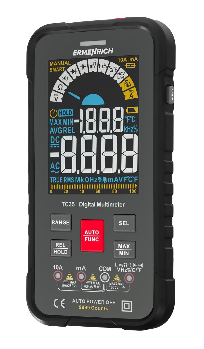 Multimètre numérique Ermenrich Zing TC35