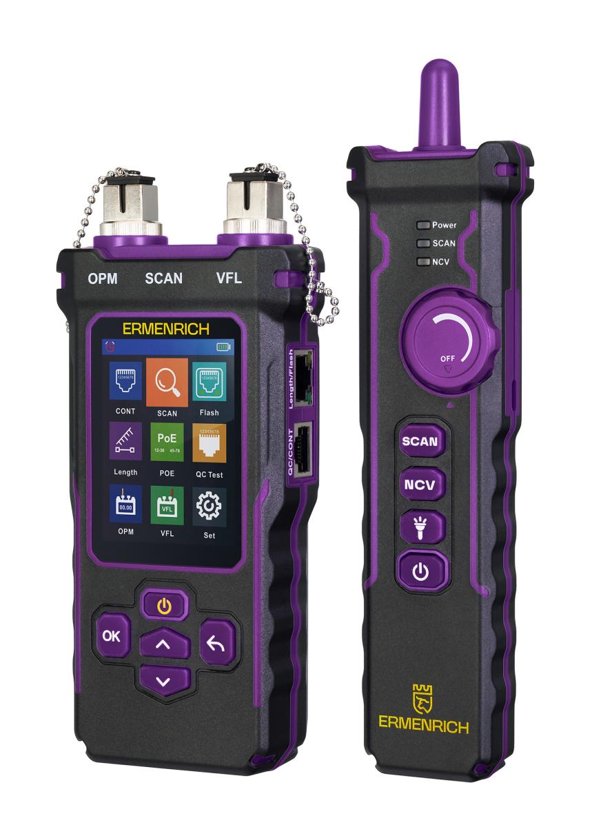 Traceur de fils optique Ermenrich NetGeeks NP60, violet