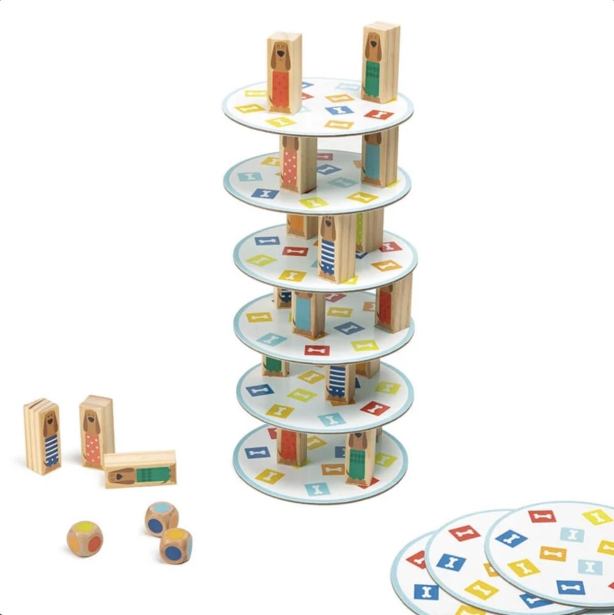 Jeu d equilibre - la tour des chiots