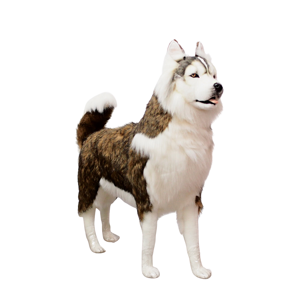 Hansa Peluche Geante Husky beige 115cm
