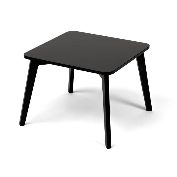 Table Tulla, noir, pieds courts