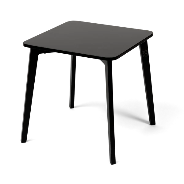 Table Tulla, noir, pieds longs