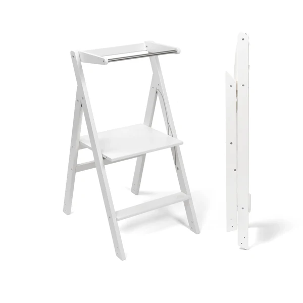 Tour d'apprentissage pliable « Step'n'Fold », blanc