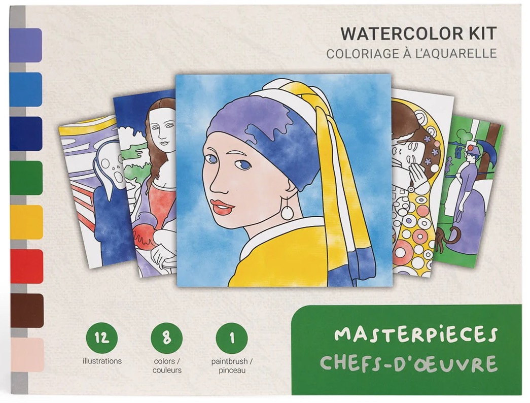 Coloriage à l Aquarelle - Chefs d oeuvre