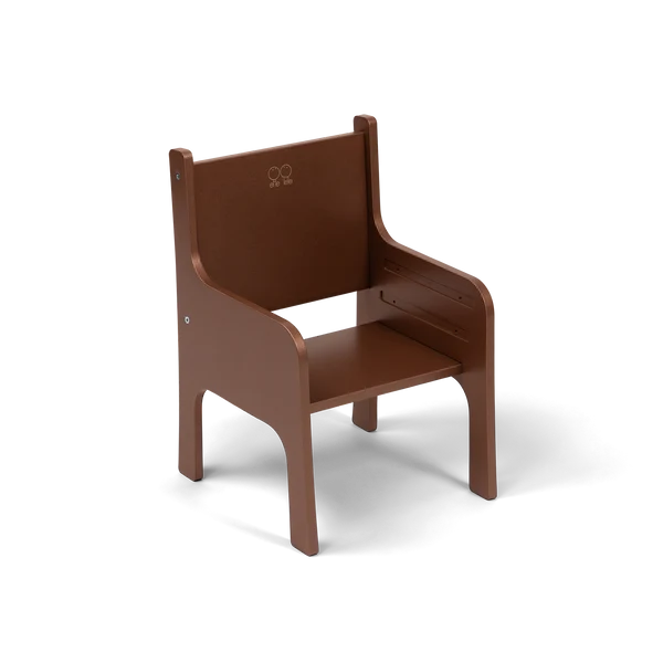Chaise Tulla pour enfant, moka