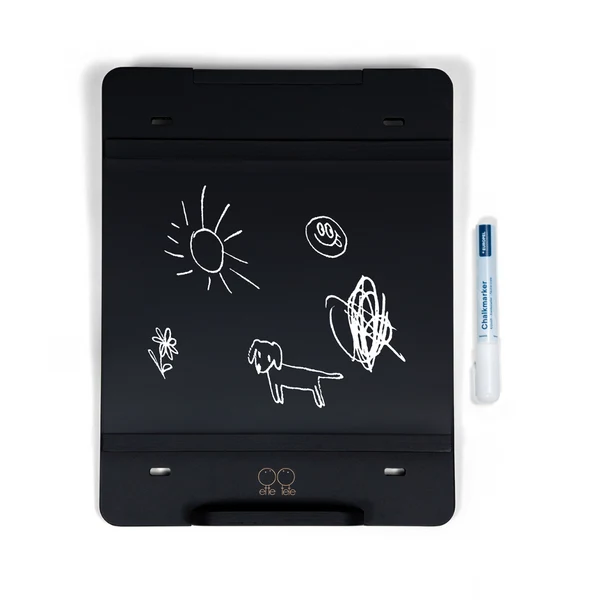 Tableau noir double face avec craie-marqueur