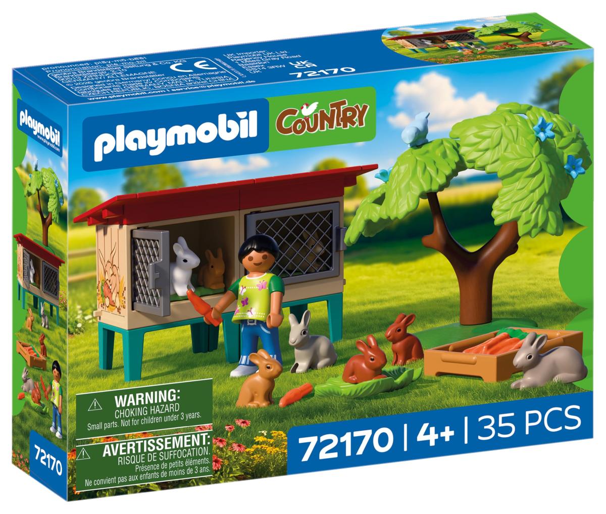 72170 Clapier a lapin et accessoires