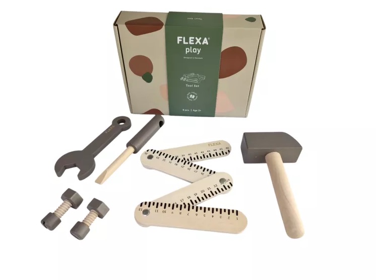 Set de 8 outils d'imitation en bois